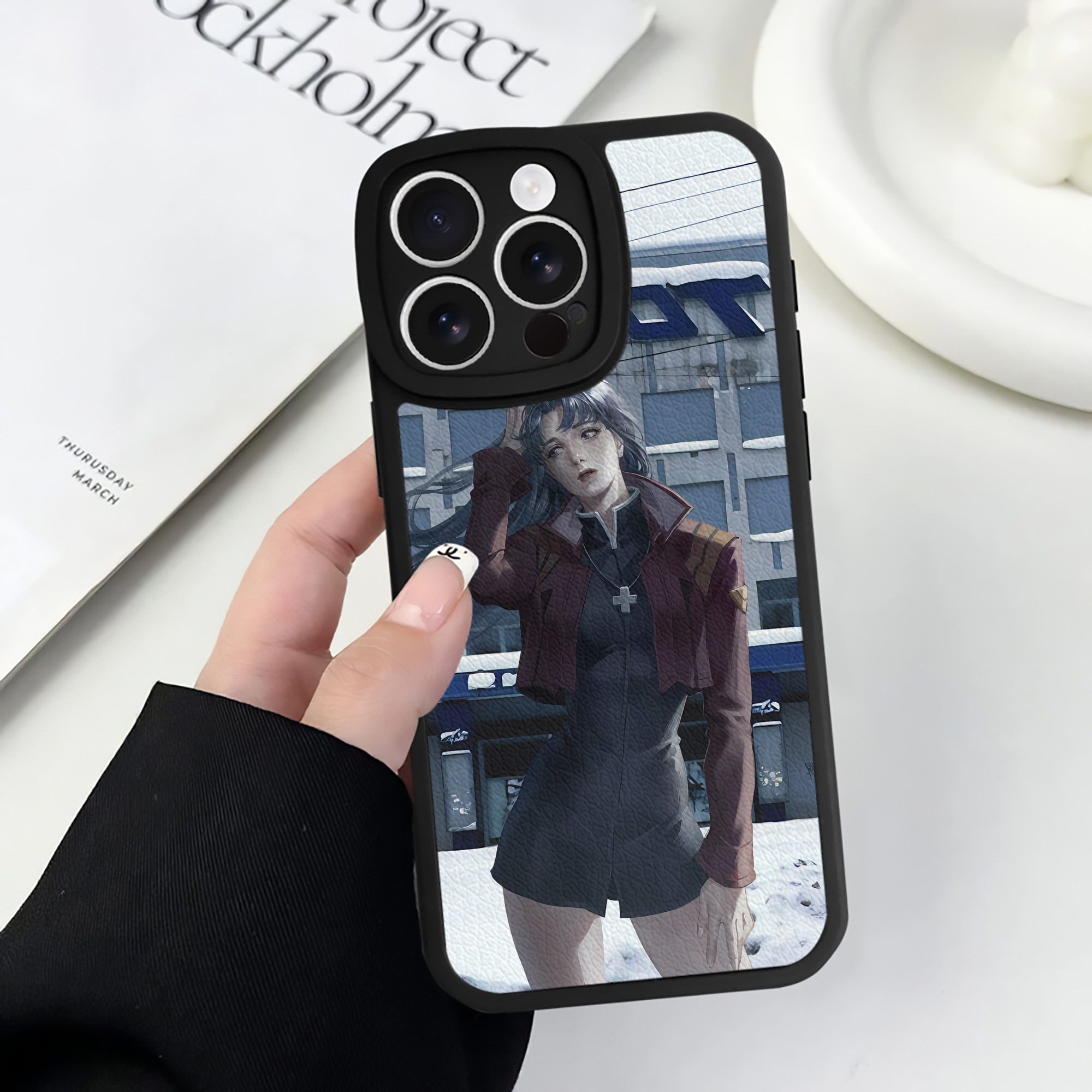 （画像用） EVA 新世紀エヴァンゲリオン 【iPhone 16シリーズ対応】シリコンスマホケース（レザー調） 材質：シリコン